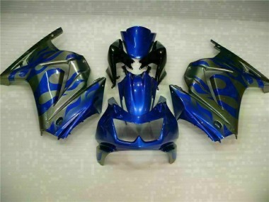 Blue 2008-2012 EX250 Motorcycle Fairings