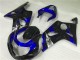 Blue Black 2000-2002 GSXR 1000 Motorcycle Fairings Blue Black 2000-2002 GSXR 1000 Motorcycle Fairings