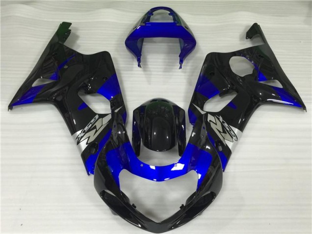 Blue Black 2000-2002 GSXR 1000 Motorcycle Fairings Blue Black 2000-2002 GSXR 1000 Motorcycle Fairings