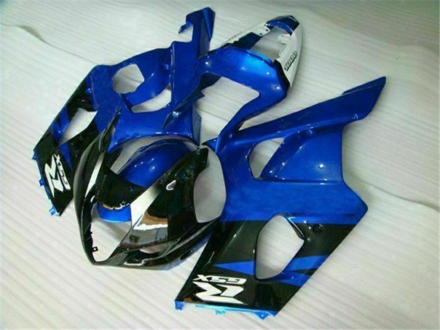 Blue Black 2003-2004 GSXR 1000 Motorcycle Fairings Blue Black 2003-2004 GSXR 1000 Motorcycle Fairings
