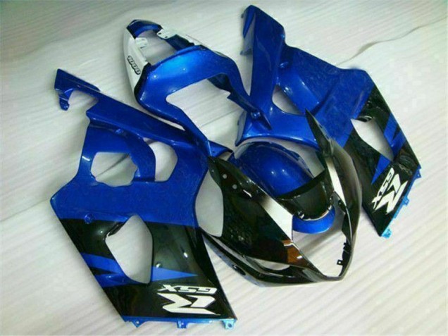 Blue Black 2003-2004 GSXR 1000 Motorcycle Fairings Blue Black 2003-2004 GSXR 1000 Motorcycle Fairings