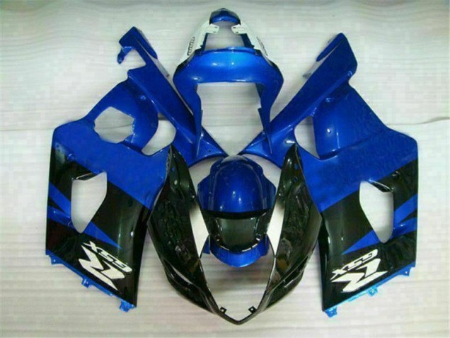 Blue Black 2003-2004 GSXR 1000 Motorcycle Fairings Blue Black 2003-2004 GSXR 1000 Motorcycle Fairings