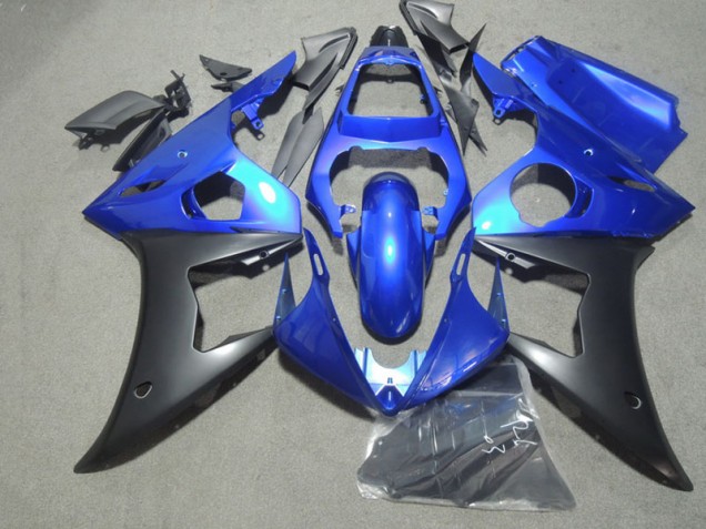 Blue Black 2003-2005 YZF R6 Motorcycle Fairing Blue Black 2003-2005 YZF R6 Motorcycle Fairing