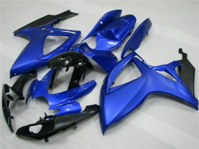 Blue Black 2006-2007 GSXR 600/750 Full Motorcycle Fairing Kits
