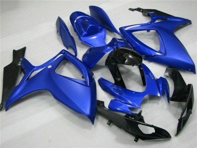 Blue Black 2006-2007 GSXR 600/750 Full Motorcycle Fairing Kits