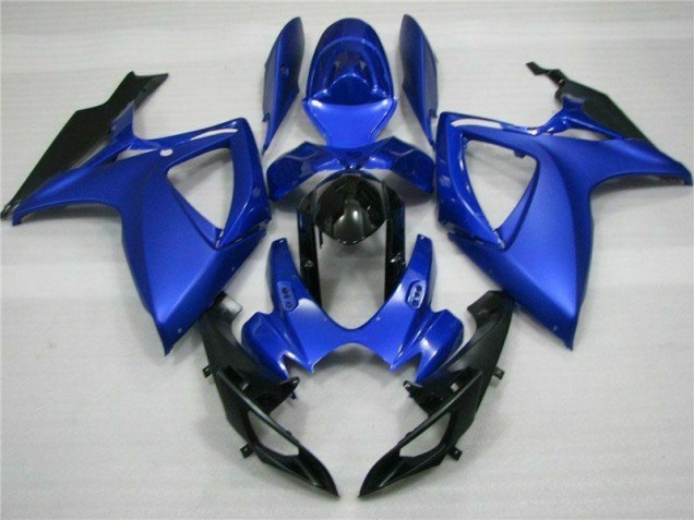 Blue Black 2006-2007 GSXR 600/750 Full Motorcycle Fairing Kits