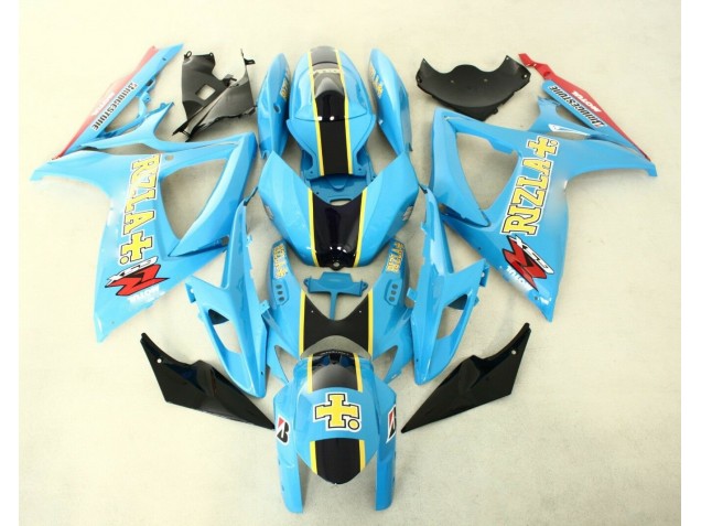 Blue Black 2006-2007 GSXR 600/750 Motorcycle Bodywork