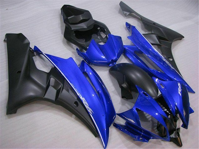 Blue Black 2006-2007 YZF R6 Aftermarket Motorcycle Fairings Blue Black 2006-2007 YZF R6 Aftermarket Motorcycle Fairings