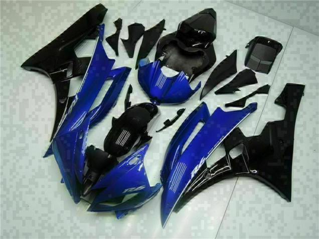 Blue Black 2006-2007 YZF R6 Motorcycle Bodywork Blue Black 2006-2007 YZF R6 Motorcycle Bodywork