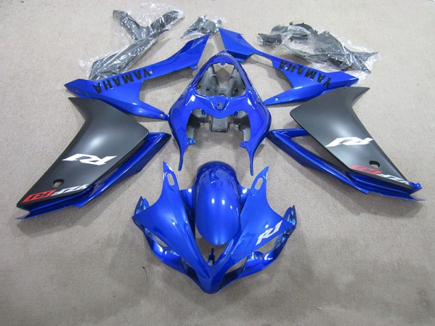 Blue Black 2007-2008 YZF R1 Motorcycle Fairings Blue Black 2007-2008 YZF R1 Motorcycle Fairings
