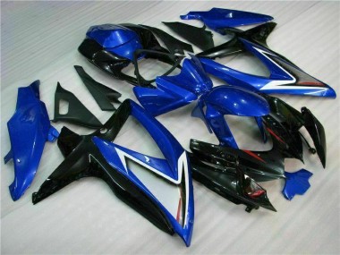 Blue Black 2008-2010 GSXR 600/750 Motorcycle Fairings