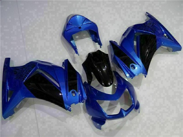 Blue Black 2008-2012 EX250 Motorcycle Fairings Blue Black 2008-2012 EX250 Motorcycle Fairings