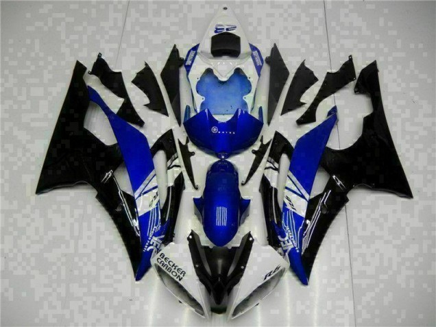 Blue Black 2008-2016 YZF R6 Full Motorcycle Fairing Kits Blue Black 2008-2016 YZF R6 Full Motorcycle Fairing Kits