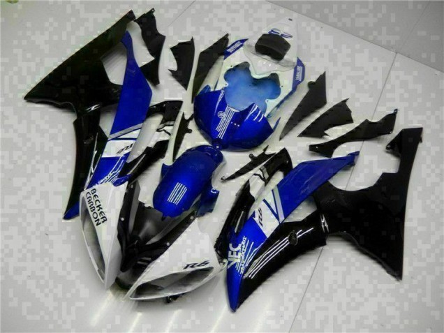 Blue Black 2008-2016 YZF R6 Full Motorcycle Fairing Kits Blue Black 2008-2016 YZF R6 Full Motorcycle Fairing Kits