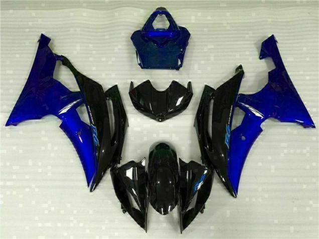 Blue Black 2008-2016 YZF R6 Motorcycle Bodywork Blue Black 2008-2016 YZF R6 Motorcycle Bodywork