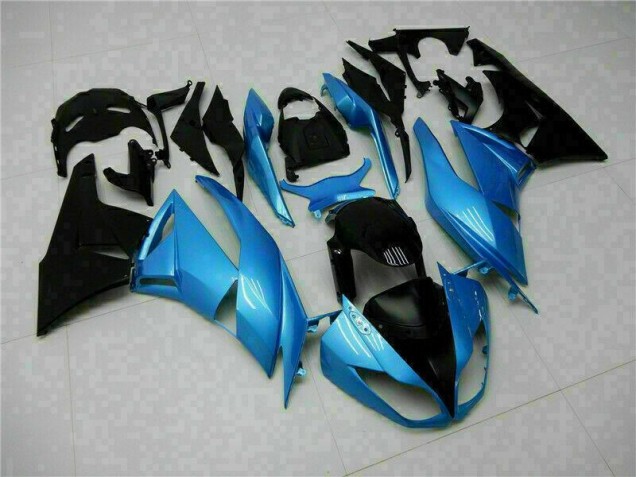 Blue Black 2009-2012 ZX6R Motorcycle Fairings Blue Black 2009-2012 ZX6R Motorcycle Fairings