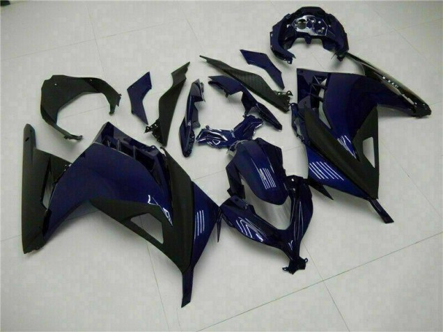 Blue Black 2013-2016 EX300 Motorcycle Fairings Blue Black 2013-2016 EX300 Motorcycle Fairings