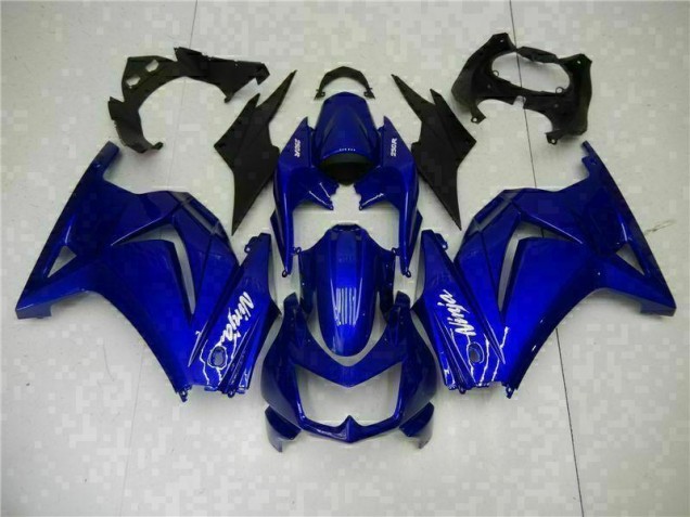 Blue Black White Ninja 2008-2012 EX250 Motorcycle Fairing Blue Black White Ninja 2008-2012 EX250 Motorcycle Fairing
