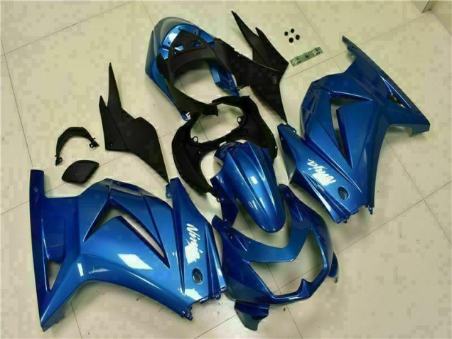 Blue Black White Ninja 2008-2012 EX250 Motorcycle Fairings Blue Black White Ninja 2008-2012 EX250 Motorcycle Fairings