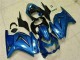 Blue Black White Ninja 2008-2012 EX250 Motorcycle Fairings Blue Black White Ninja 2008-2012 EX250 Motorcycle Fairings