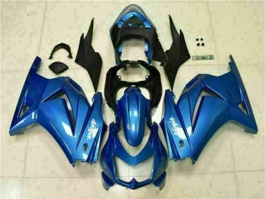 Blue Black White Ninja 2008-2012 EX250 Motorcycle Fairings