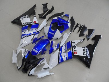 Blue Blue White ENEOS 2008-2016 YZF R6 Motorcycle Fairings