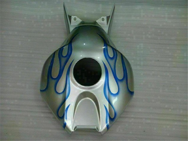 Blue Flame Silver 2006-2007 CBR1000RR Motorcycle Fairings Blue Flame Silver 2006-2007 CBR1000RR Motorcycle Fairings