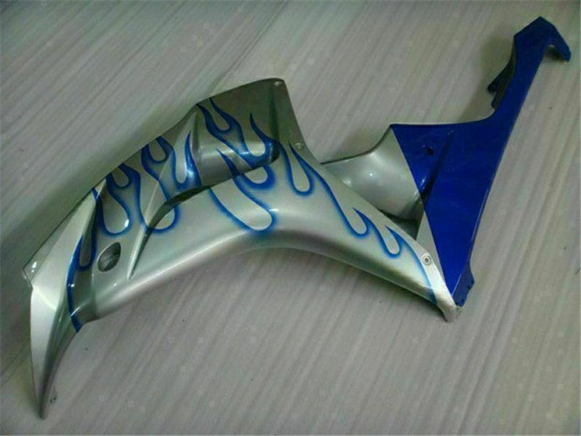 Blue Flame Silver 2006-2007 CBR1000RR Motorcycle Fairings Blue Flame Silver 2006-2007 CBR1000RR Motorcycle Fairings