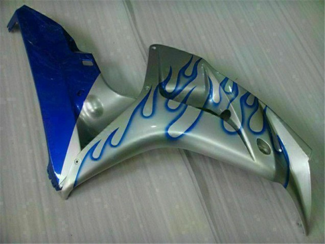 Blue Flame Silver 2006-2007 CBR1000RR Motorcycle Fairings Blue Flame Silver 2006-2007 CBR1000RR Motorcycle Fairings
