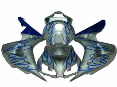 Blue Flame Silver 2006-2007 CBR1000RR Motorcycle Fairings