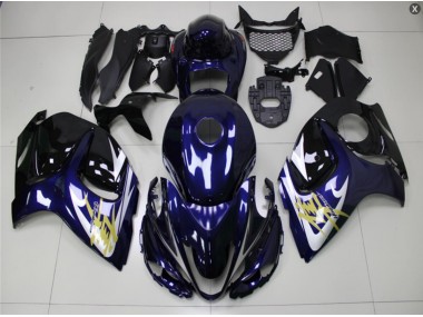 Blue Gold 2008-2019 GSXR 1300 Hayabusa Motorcycle Fairings
