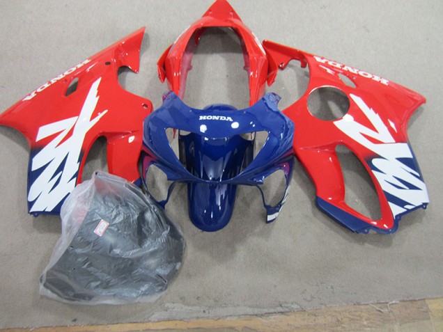 Blue Red 1999-2000 CBR600 F4 Motorcycle Fairings Blue Red 1999-2000 CBR600 F4 Motorcycle Fairings