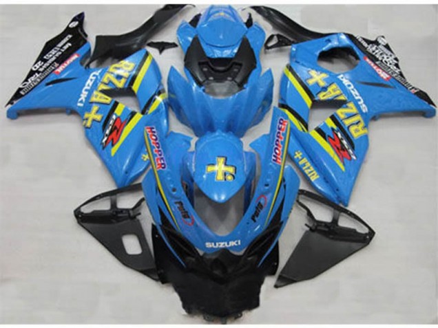 Blue Rizla Hopper 2009-2016 GSXR 1000 Motorcycle Fairings Blue Rizla Hopper 2009-2016 GSXR 1000 Motorcycle Fairings