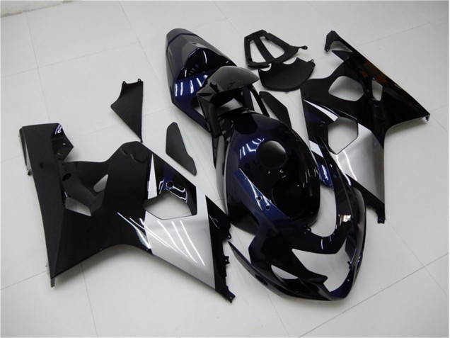 Blue Silver 2004-2005 GSXR 600/750 Motorcycle Fairings Blue Silver 2004-2005 GSXR 600/750 Motorcycle Fairings