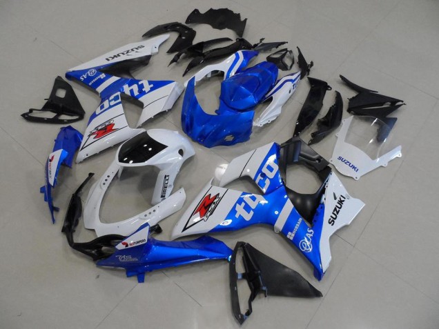 Blue Tyco 2009-2016 GSXR 1000 Motorcycle Bodywork Blue Tyco 2009-2016 GSXR 1000 Motorcycle Bodywork