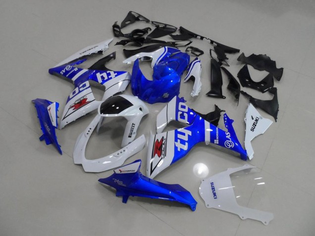 Blue Tyco 2009-2016 GSXR 1000 Motorcycle Fairings Blue Tyco 2009-2016 GSXR 1000 Motorcycle Fairings