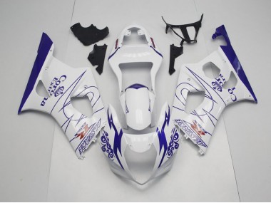 Blue Whie Corona 2003-2004 GSXR 1000 Motorcycle Fairings