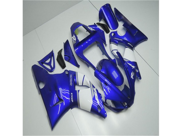 Blue White 2000-2001 YZF R1 Motorcycle Fairings Blue White 2000-2001 YZF R1 Motorcycle Fairings
