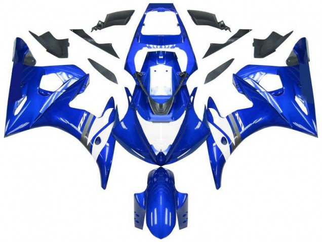 Blue White 2003-2005 YZF R6 Motorcycle Fairings Blue White 2003-2005 YZF R6 Motorcycle Fairings