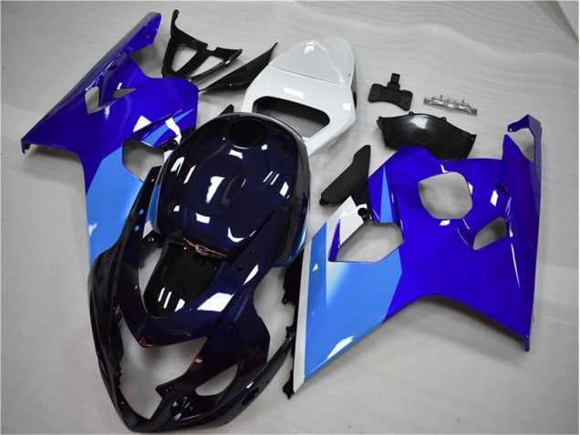 Blue White 2004-2005 GSXR 600/750 Motorcycle Fairings Blue White 2004-2005 GSXR 600/750 Motorcycle Fairings