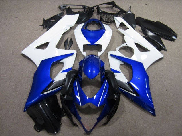 Blue White 2005-2006 GSXR 1000 Motorcycle Bodywork Blue White 2005-2006 GSXR 1000 Motorcycle Bodywork