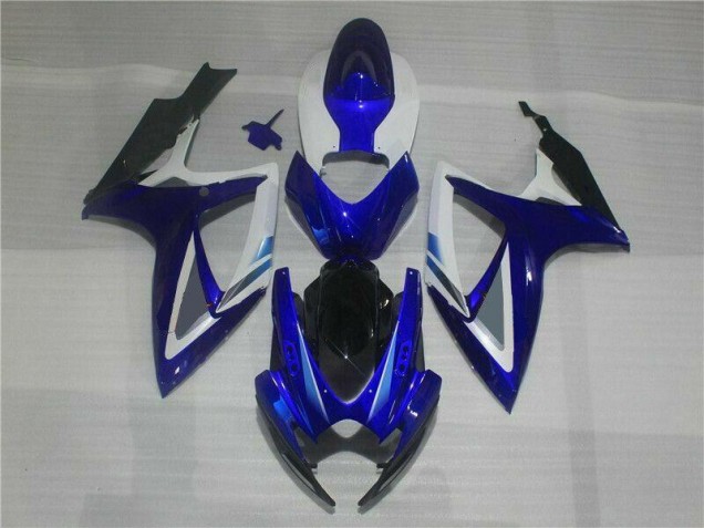 Blue White 2006-2007 GSXR 600/750 Motorcycle Fairings Blue White 2006-2007 GSXR 600/750 Motorcycle Fairings
