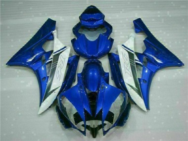 Blue White 2006-2007 YZF R6 Motorcycle Fairing