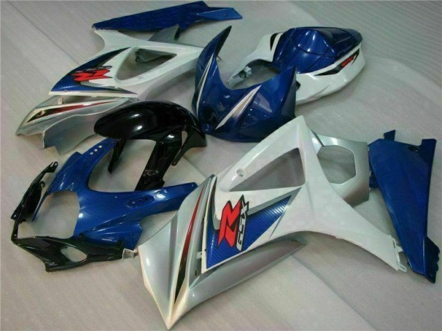 Blue White 2007-2008 GSXR 1000 Full Motorcycle Fairing Kits Blue White 2007-2008 GSXR 1000 Full Motorcycle Fairing Kits