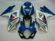 Blue White 2007-2008 GSXR 1000 Full Motorcycle Fairing Kits Blue White 2007-2008 GSXR 1000 Full Motorcycle Fairing Kits