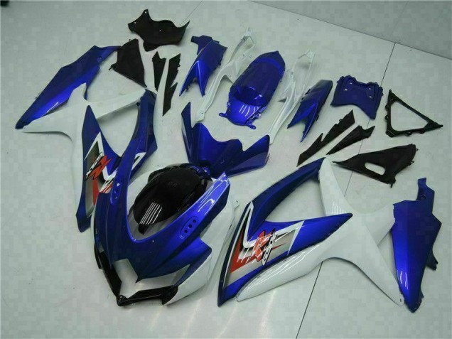 Blue White 2008-2010 GSXR 600/750 Full Motorcycle Fairing Kits Blue White 2008-2010 GSXR 600/750 Full Motorcycle Fairing Kits