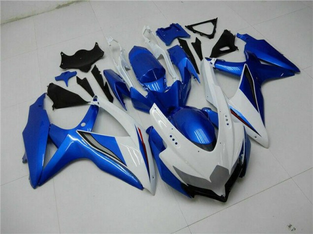 Blue White 2008-2010 GSXR 600/750 Motorcycle Fairing Kits & Plastic Blue White 2008-2010 GSXR 600/750 Motorcycle Fairing Kits & Plastic