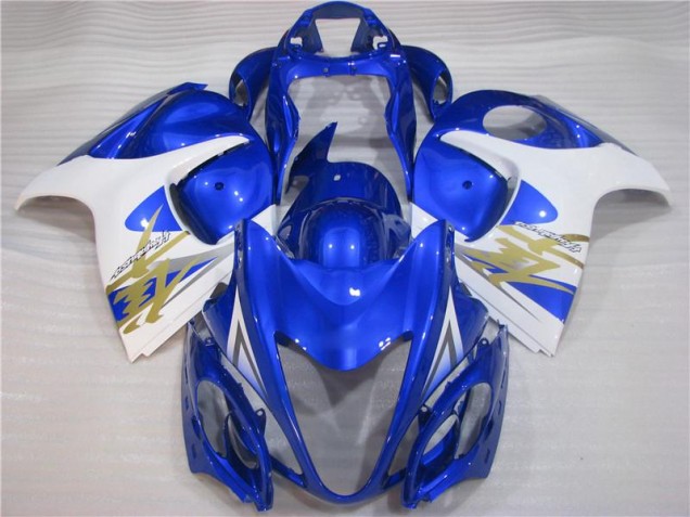 Blue White 2008-2019 GSXR 1300 Hayabusa Motorcycle Bodywork Blue White 2008-2019 GSXR 1300 Hayabusa Motorcycle Bodywork