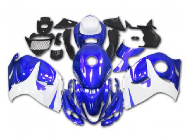 Blue White 2008-2019 GSXR 1300 Hayabusa Motorcycle Fairing Blue White 2008-2019 GSXR 1300 Hayabusa Motorcycle Fairing