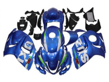 Blue White 2008-2019 GSXR 1300 Hayabusa Motorcycle Fairings